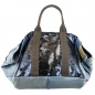 Preview: ITAL. LARGE SHOPPER JEANS BAG WITH PAIRED AND LEATHER MIX SHJ 309